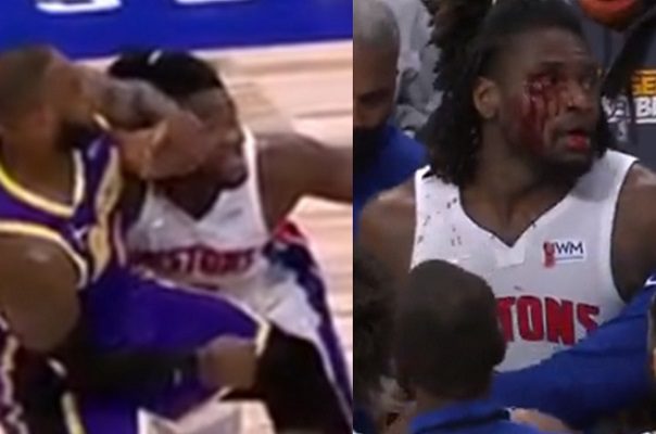 LeBron James fue expulsado por golpear en la cara a jugador de Pistons #VIDEOS