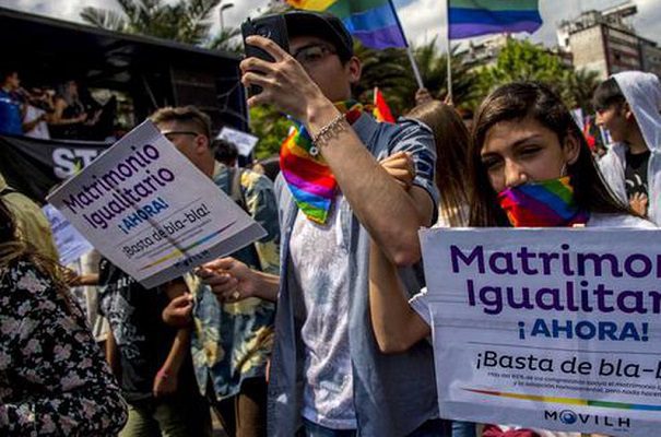 Diputados avalan matrimonio igualitario en Chile; pasa a revisión del Senado