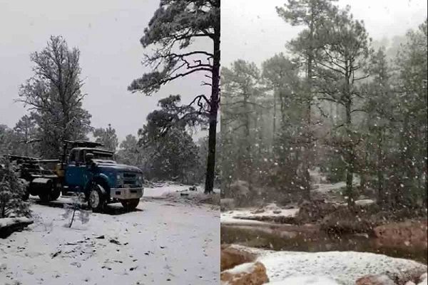 Llega la primera tormenta invernal de la temporada a México