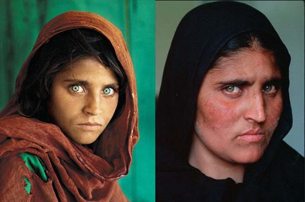 Italia da asilo a la “niña afgana” de portada de National Geographic de 1985