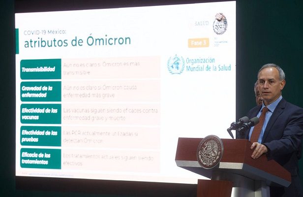 Ómicron será de las variantes predominantes en el mundo, advierte López-Gatell
