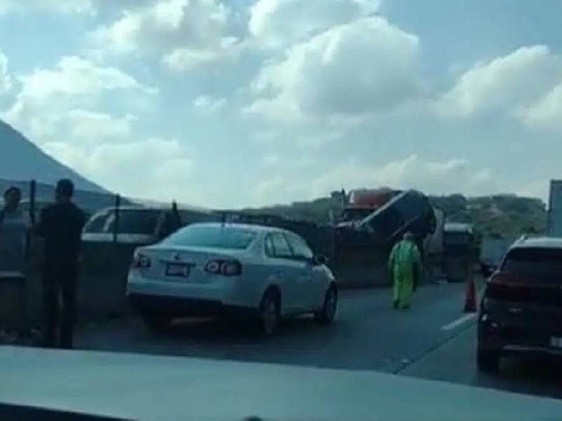 Accidente en la autopista México-Querétaro