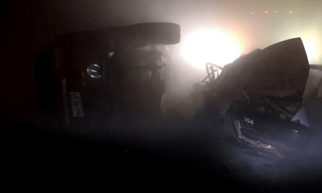 Dos muertos tras choque en Circuito Exterior Mexiquense