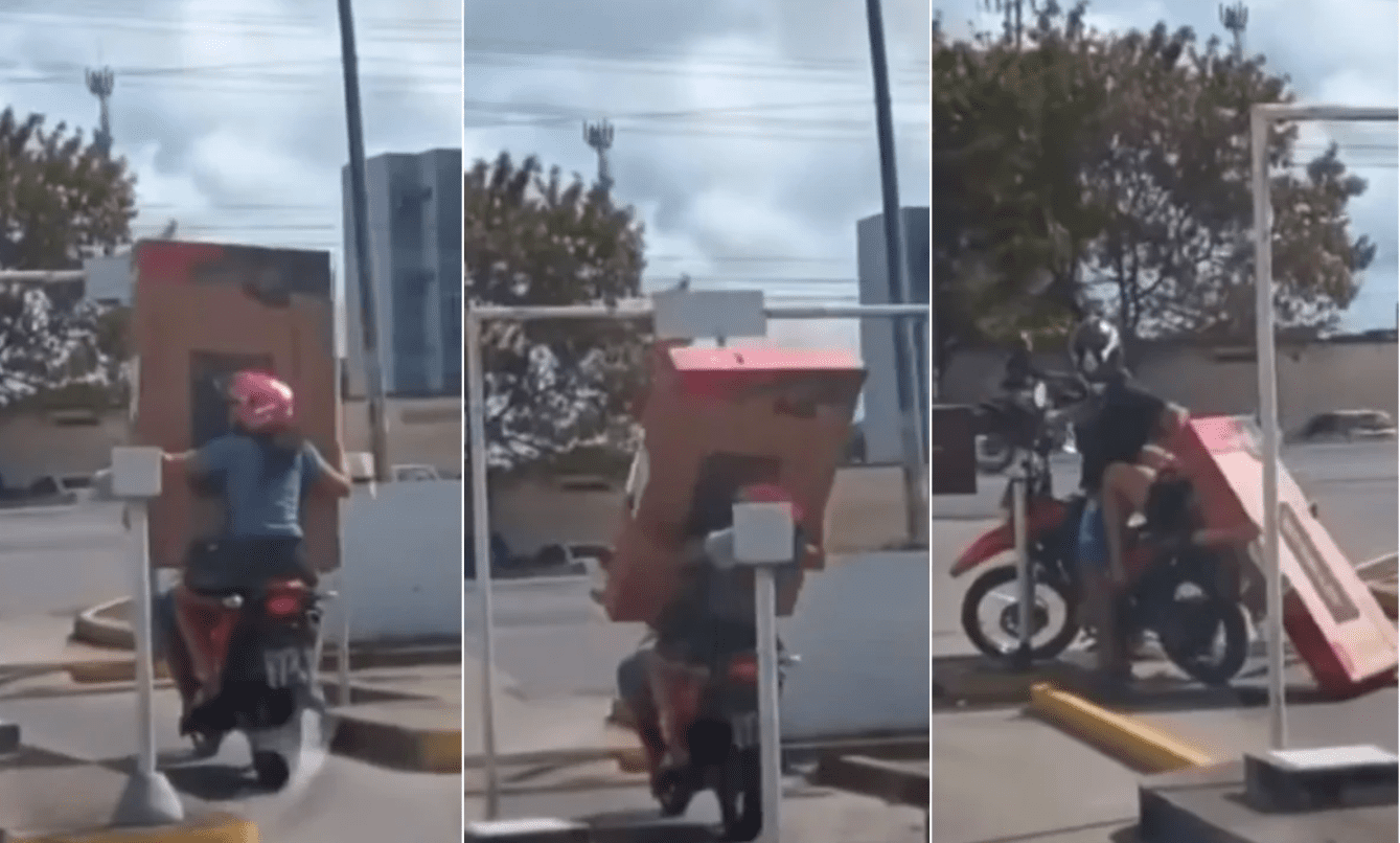 Pareja compra pantalla en Buen Fin y la estrellan, #VIDEO se viraliza