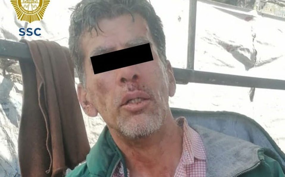 Hombre detenido en Iztapalapa
