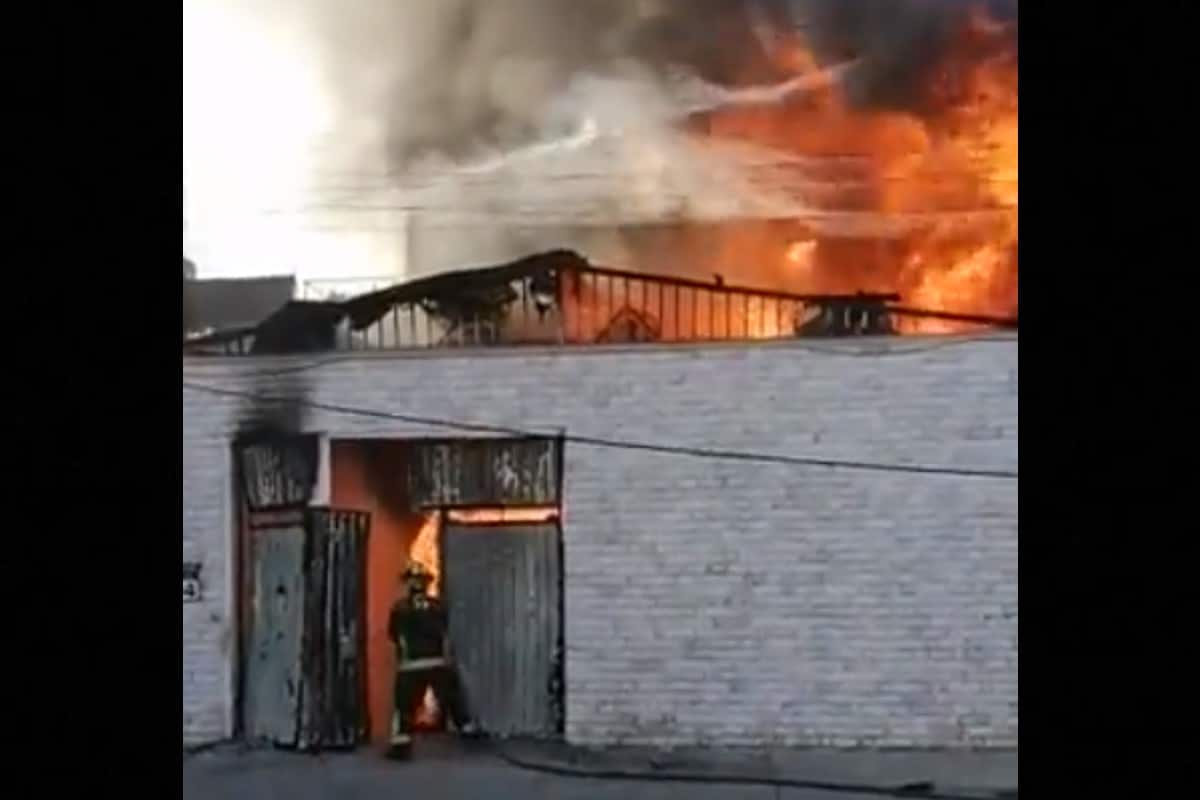 Incendio en Venustiano Carranza