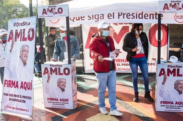 INE ordena suspender campaña que promueva ratificación de mandato