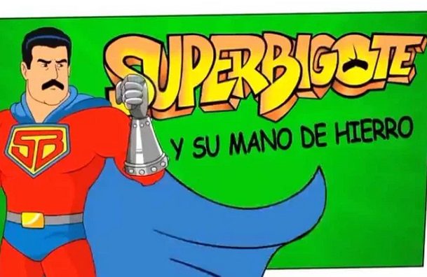 'Súper Bigote', el nuevo superhéroe de Venezuela que lucha contra "el imperio americano"