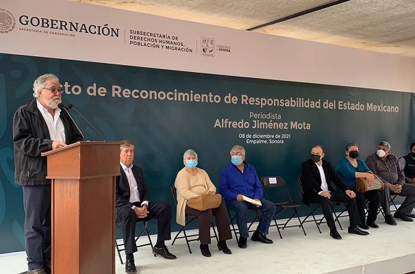 Gobierno ofrece por la muerte del periodista Alfredo Jiménez Mota