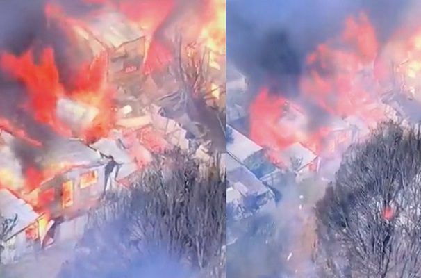 350 evacuados y un centenar de casas destruidas incendio en Chile #VIDEOS