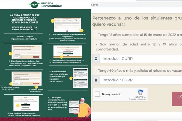 ¿No que no? Abren registro para refuerzo de vacuna para adultos mayores