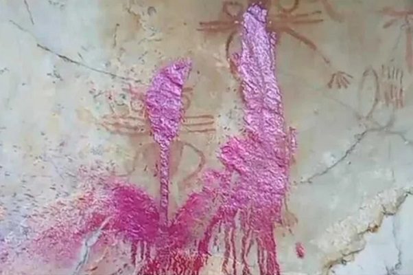 Vandalizan pinturas rupestres de España consideradas Patrimonio de la Humanidad