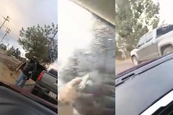 “Me está apuntando”: sujetos armados persiguen a mujer en Sonora #VIDEO