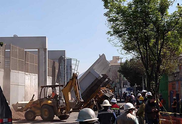 Constructora podría ser sancionada por caída de trabe en Ermita Iztapalapa