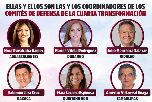Morena presenta a candidatos para gubernaturas en 2022