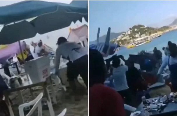 Pelea campal entre turistas y meseros deja cinco heridos, en Acapulco #VIDEO