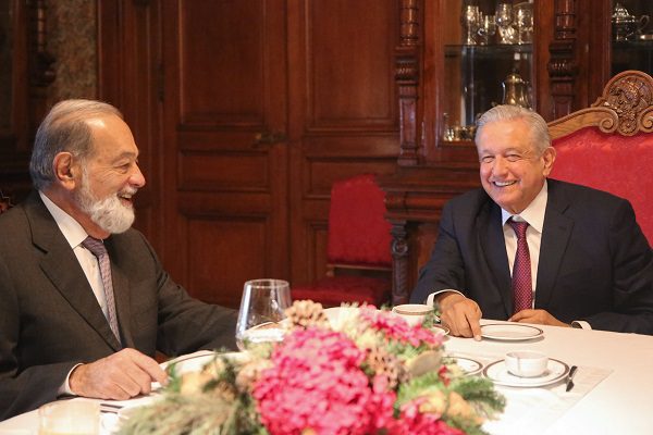 "Amigo y buen empresario", dice AMLO sobre desayuno con Carlos Slim