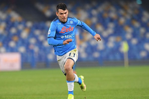 ‘Chucky’ Lozano da positivo a Covid-19, informa el Napoli