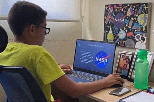Niño de 13 años es certificado por la NASA por descubrir un asteroide