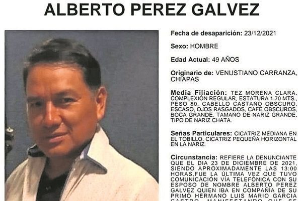 Reportan la desaparición de Alberto Pérez Gálvez, poeta y activista en Chiapas