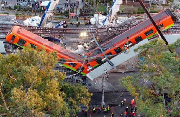 Especialistas detectan nuevas grietas en viaducto elevado de la Línea 12