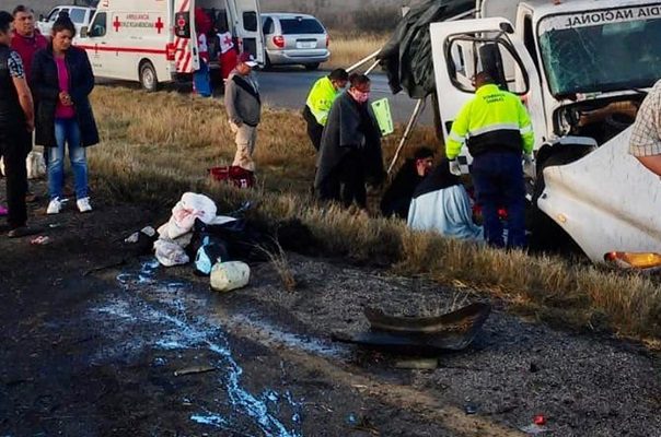 Volcadura de unidad de la GN deja un muerto y seis heridos, en Coahuila