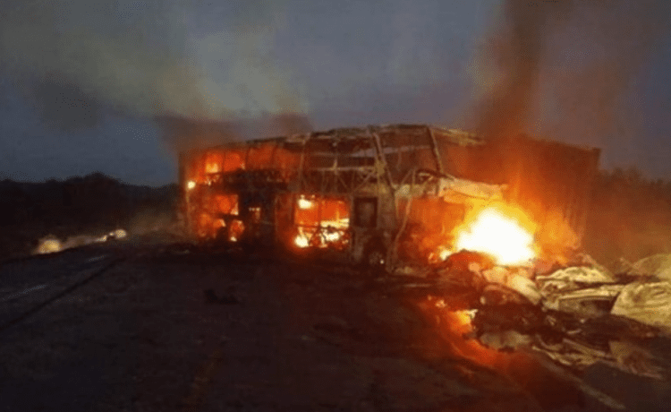 Accidente en carretera Victoria-Matamoros