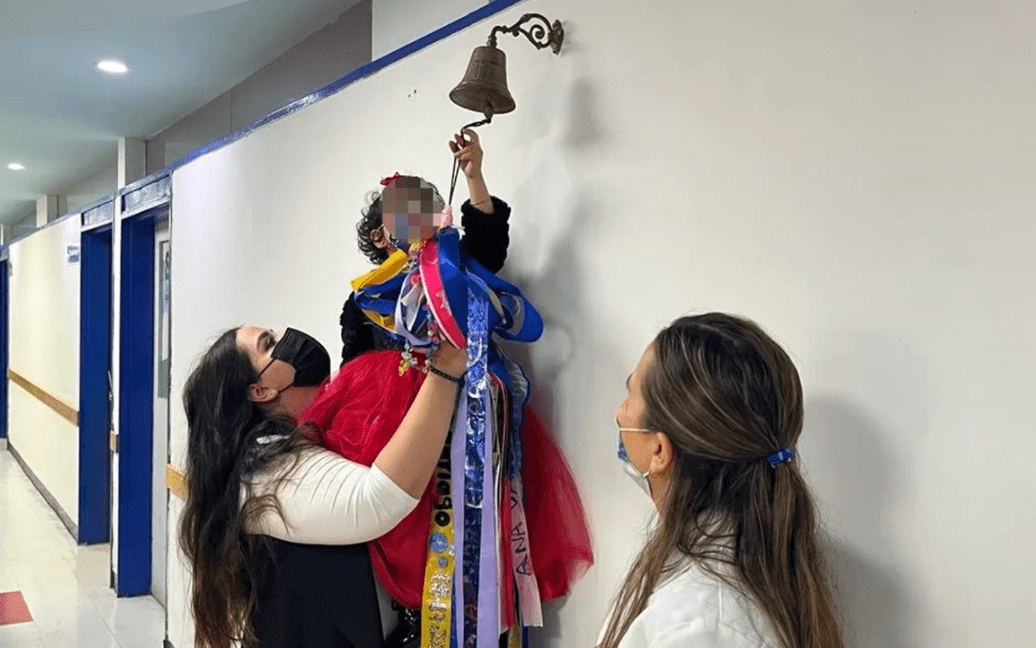 Julieta de tres años recibe trasplante de médula ósea en IMSS Sonora