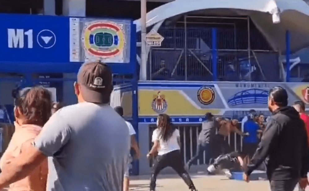 Se registra golpiza en taquillas por final entre Atlas vs León #VIDEO