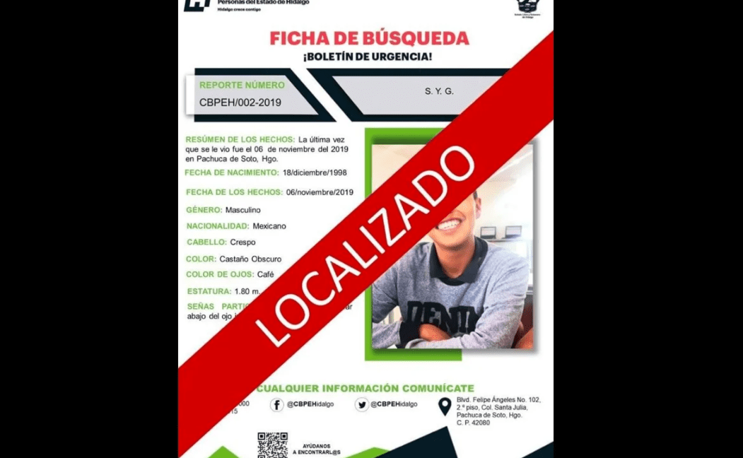 Localizan sin vida a Sebastián Yáñez tras dos años desaparecido