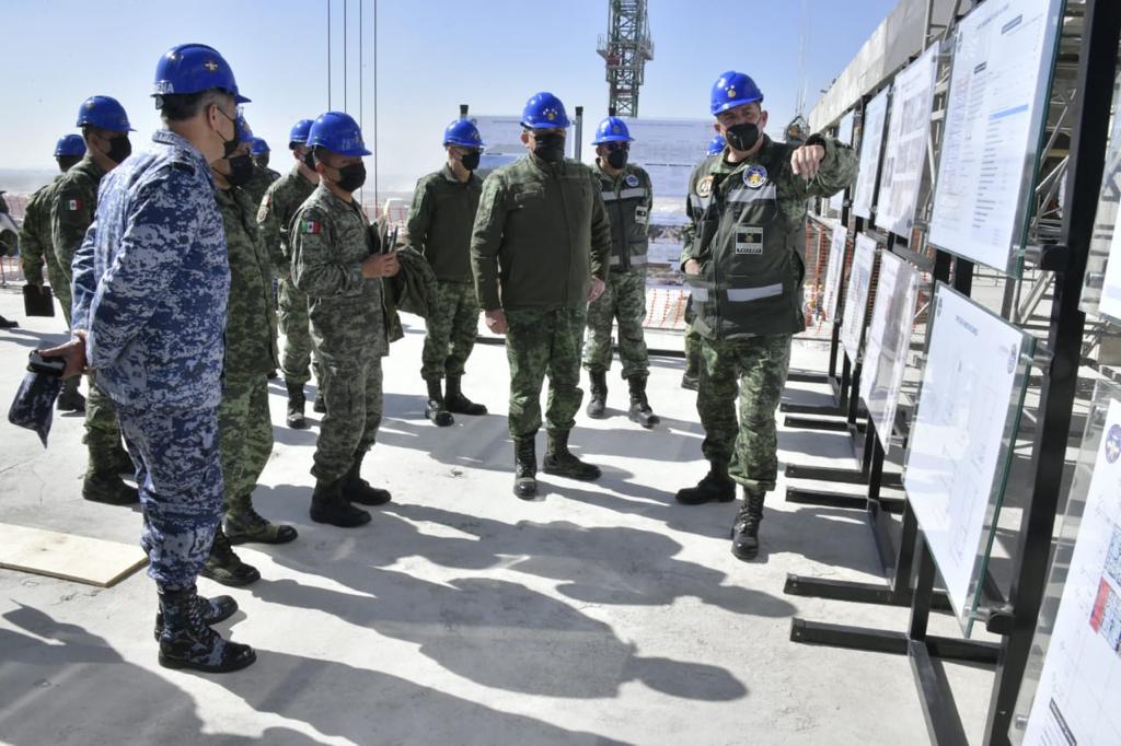 Secretario de Defensa supervisa obras del Aeropuerto “Felipe Ángeles”