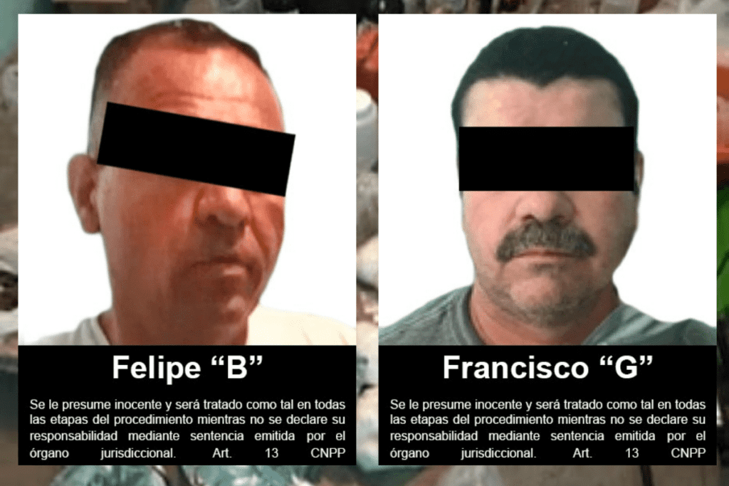 Felipe “B” y Francisco “G”, presuntos miembros de «Pueblos Unidos»