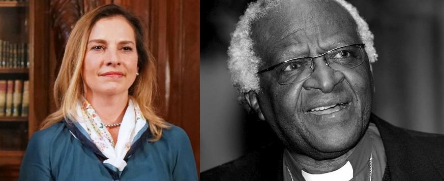 Gutiérrez Müller lamenta deceso de Desmond Tutu