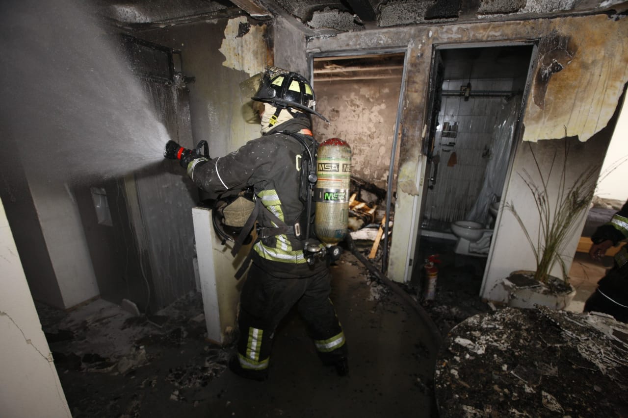 Incendio en la colonia Doctores