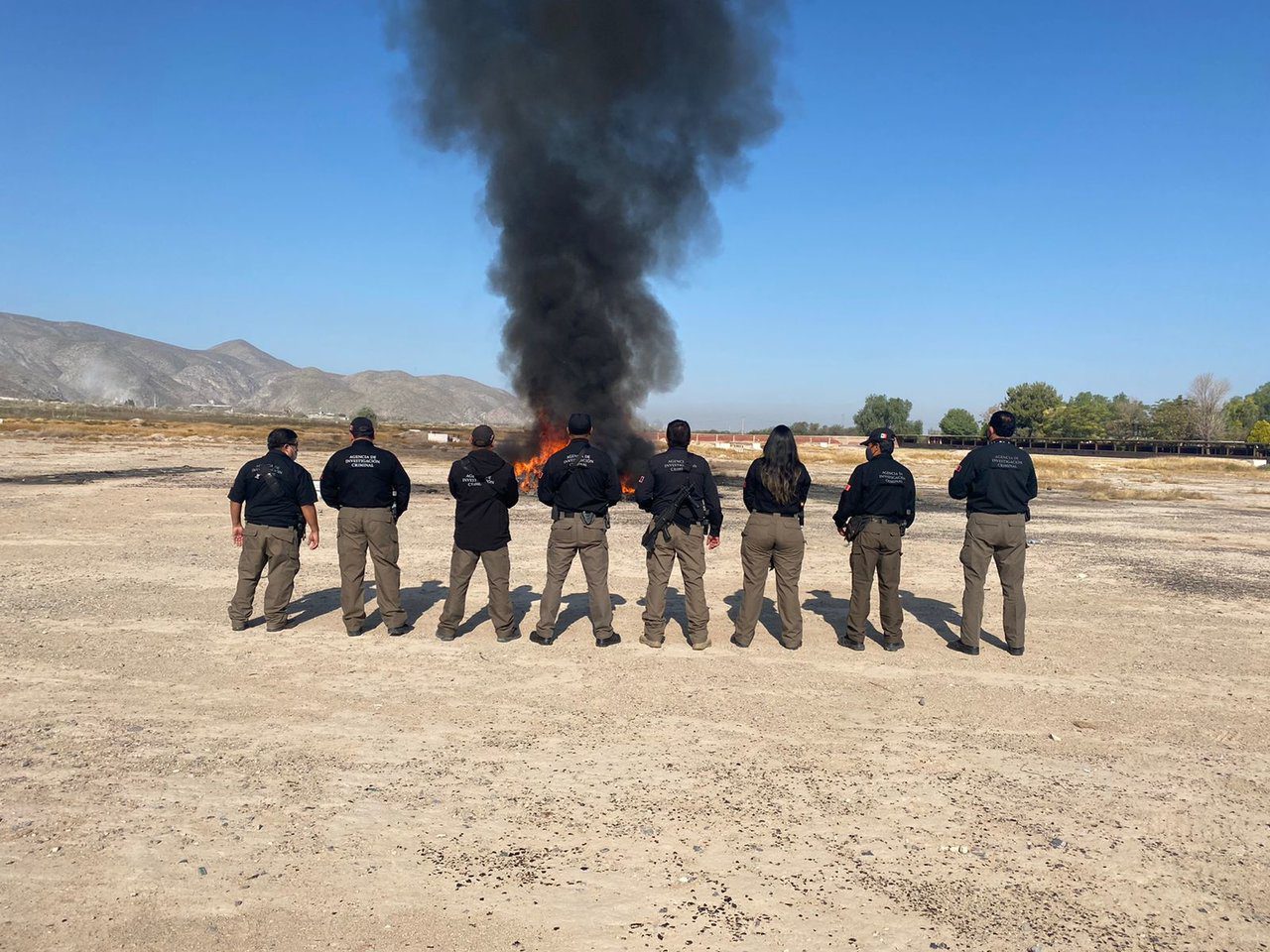 Incineran droga en Torreón
