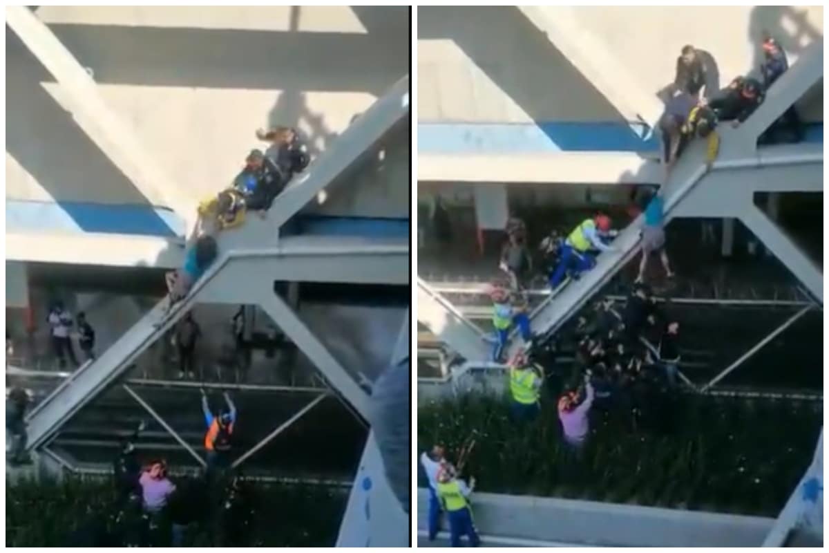 Intento de suicidio en Metro Apatlaco