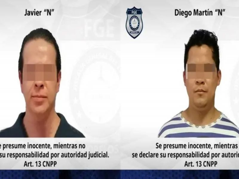 Javier ‘N’ y Diego Martín ‘N’, vinculan a proceso a dos hombres por violar a un niño en Morelos