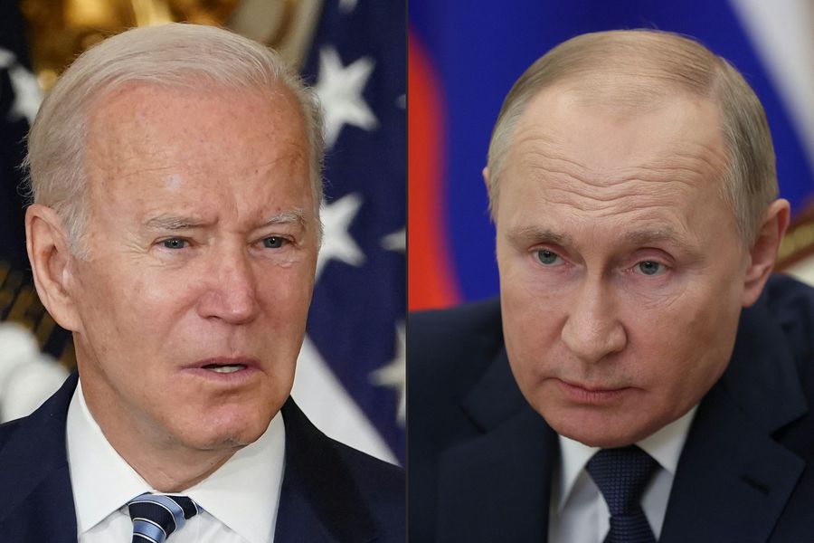 Joe Biden y Vladimir Putin