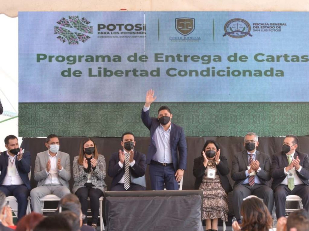 Libertad condicional a 111 personas en San Luis Potosí