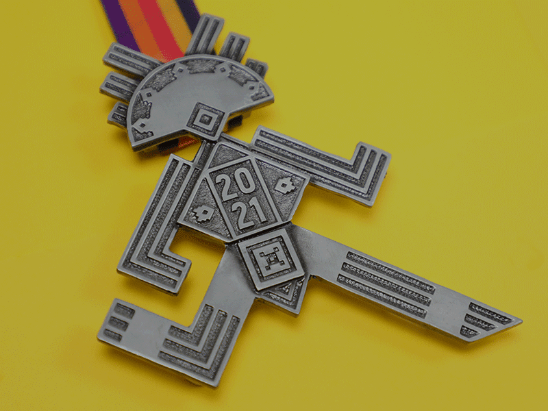 Medalla del Medio Maratón de la CDMX 2021