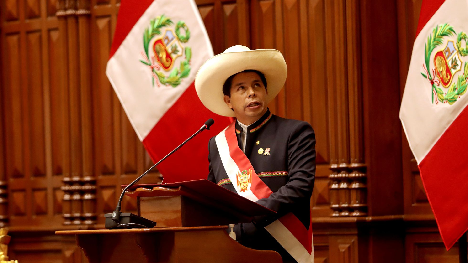 Pedro Castillo, presidente de Perú