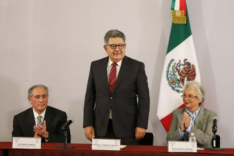 Plácido Humberto Morales Vázquez, Presidente del TFCA