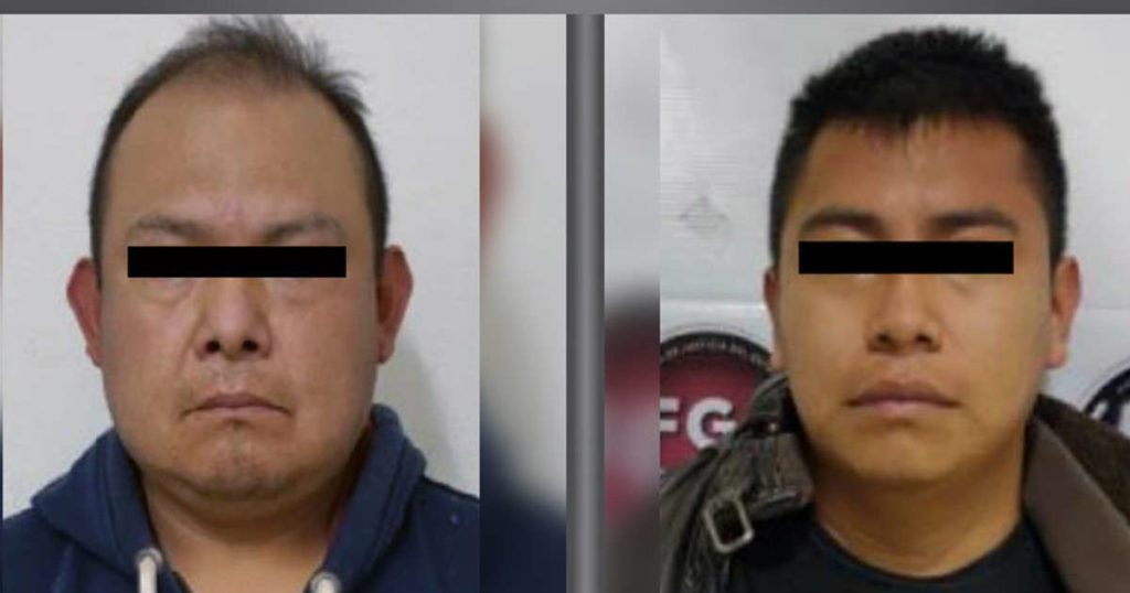 Rafael N y Fredy N, presuntos responsables del secuestro de una mujer