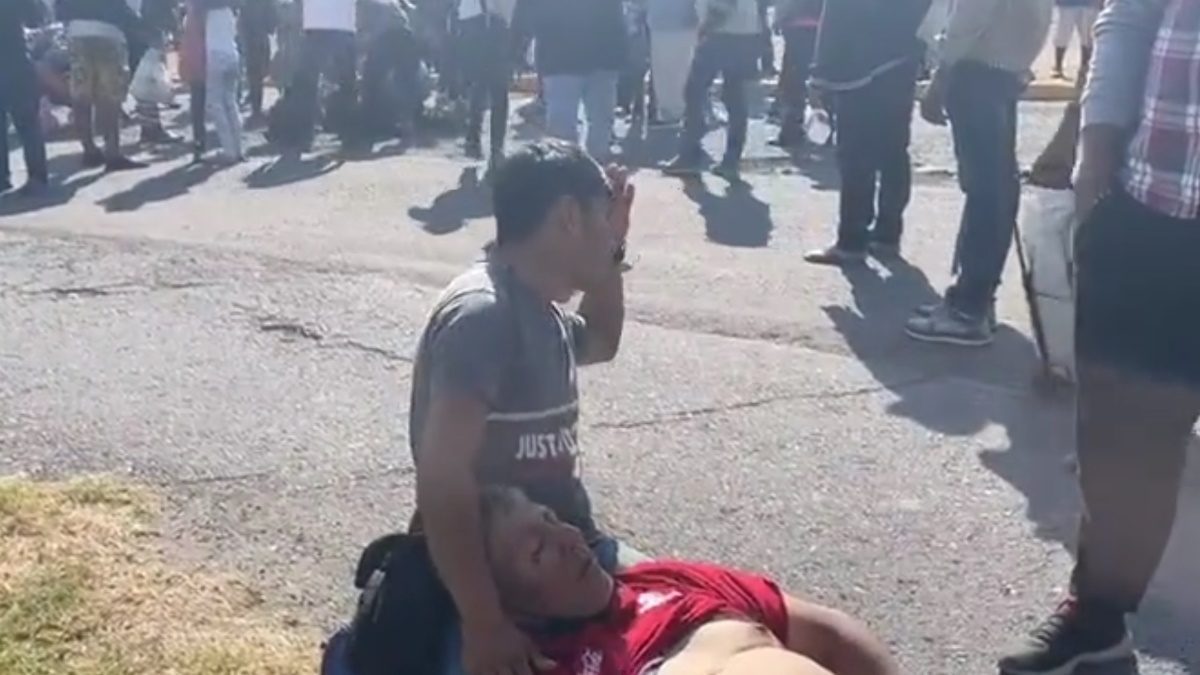 Confrontación en la México-Puebla por migrantes atropellados #VIDEO