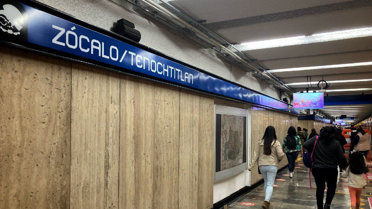Cierran la estación Zócalo-Tenochtitlan del Metro hasta nuevo aviso
