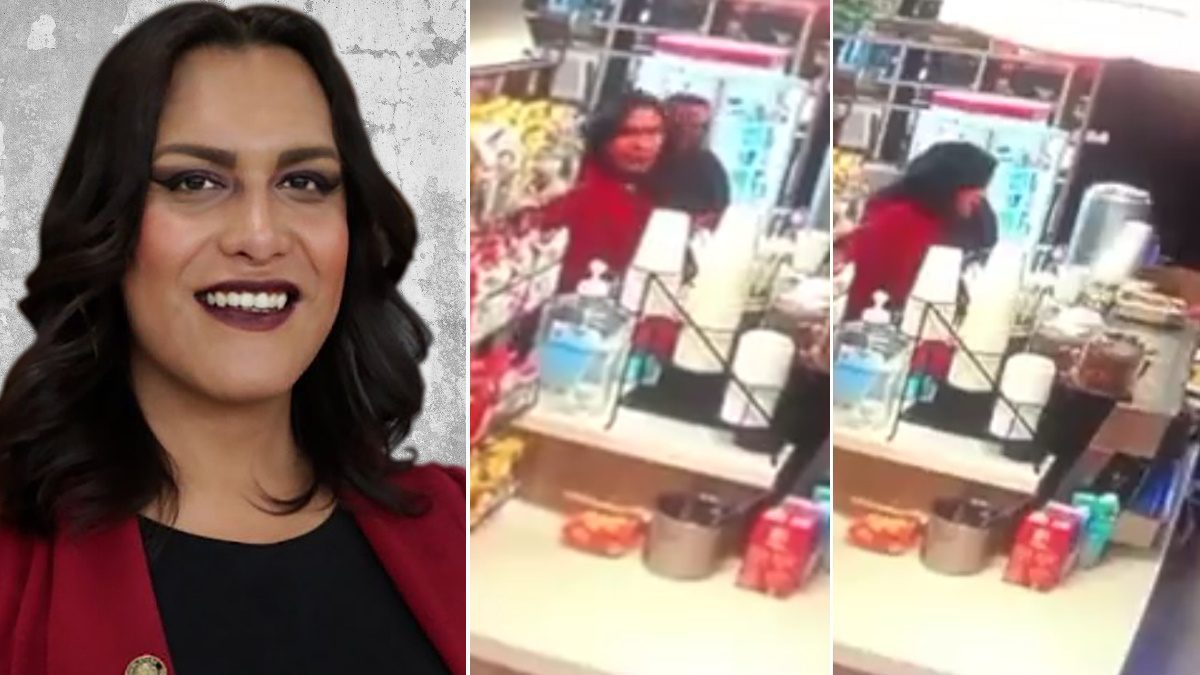 #Video Diputada María Clemente sí tiró objetos en cafetería de San Lázaro