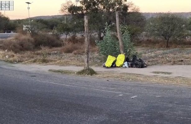 Abandonan bolsas con restos humanos en Silao, Guanajuato