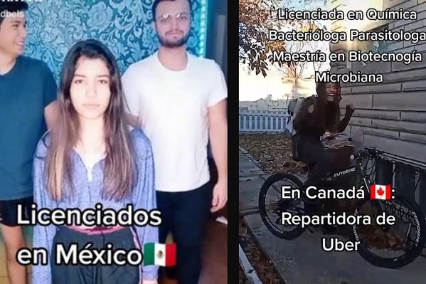 Mexicana con maestría presume ganar más dinero en Canadá como repartidora #VIDEOS