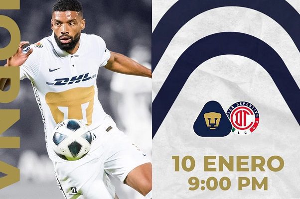 Se reprograma el Pumas vs Toluca por casos de Covid-19 en los equipos