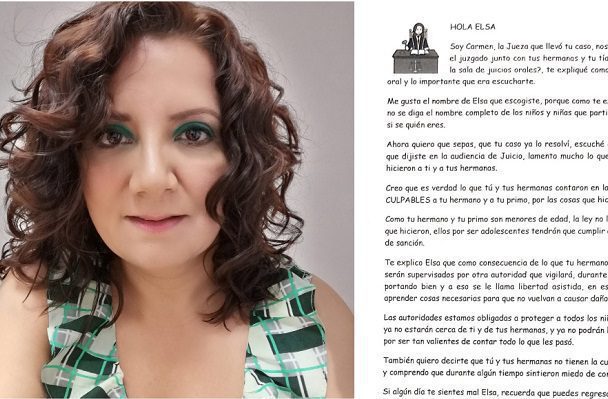 Jueza de Tamaulipas explica sentencia a niña que fue abusada por familiares